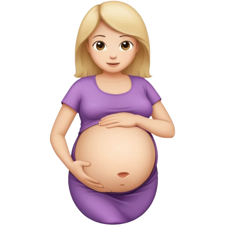 Pregnant belly emoji