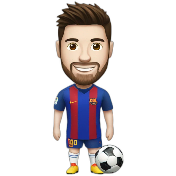 messi ronaldo car emoji