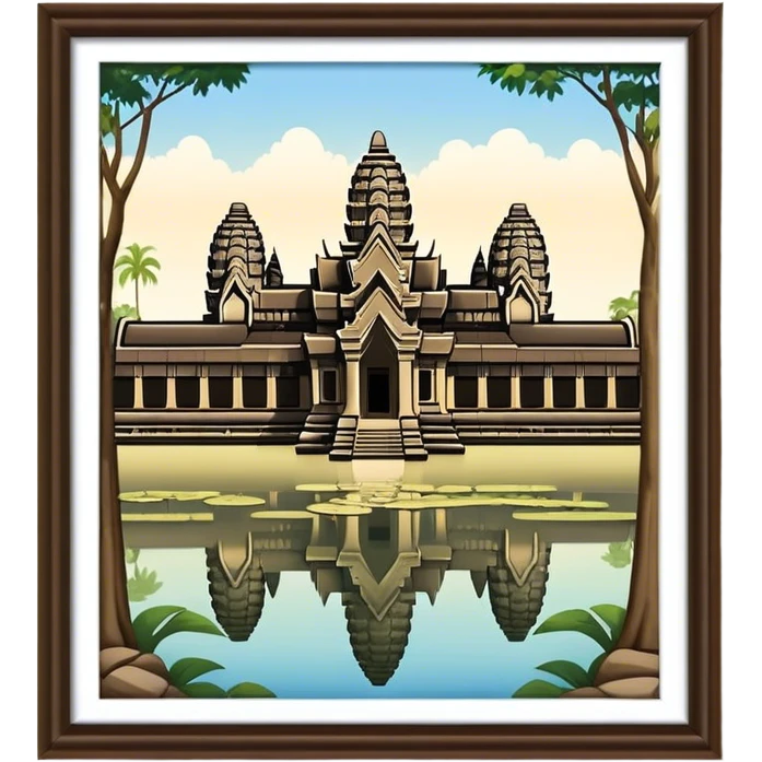 khnmer angkor wat emoji