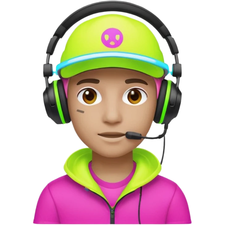 Neon Visor Gamers emoji
