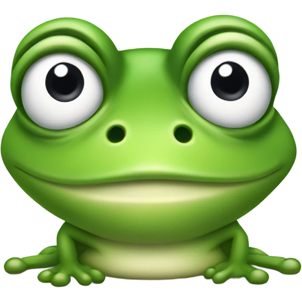 mr frog raised eyebrow emoji