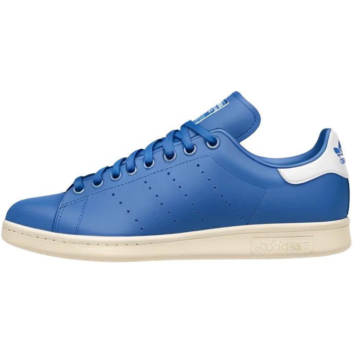 blue adidas Stan Smith with white sole emoji