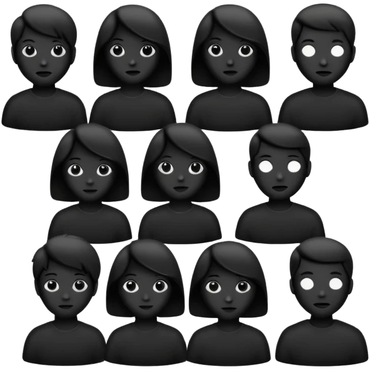 utilisateurs silhouette emoji