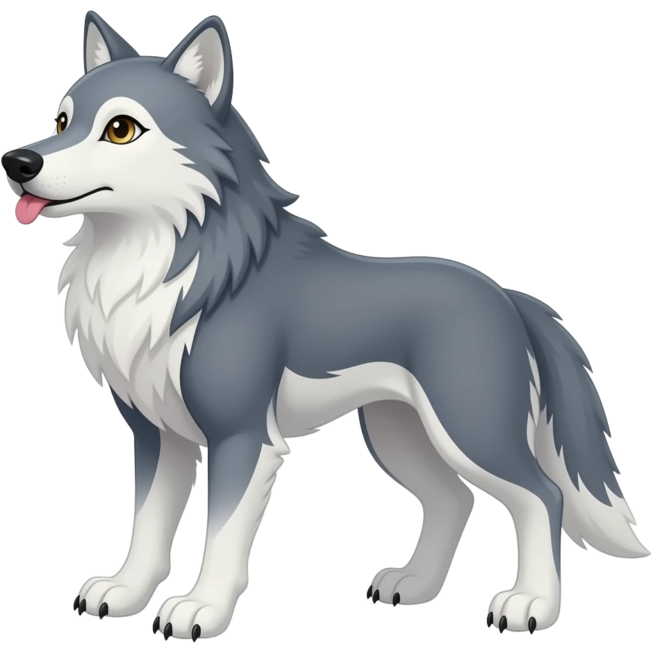 whistling female werewolf emoji
