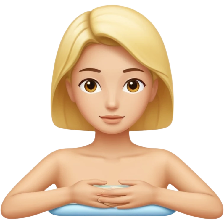 Oiled nude massage emoji