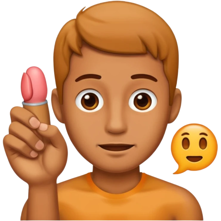 Мужчина показывает свой член emoji