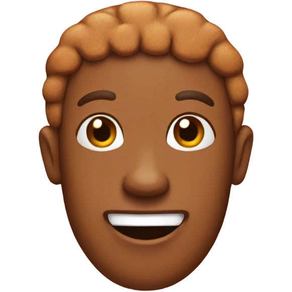 pastel brown gingerbread emoji