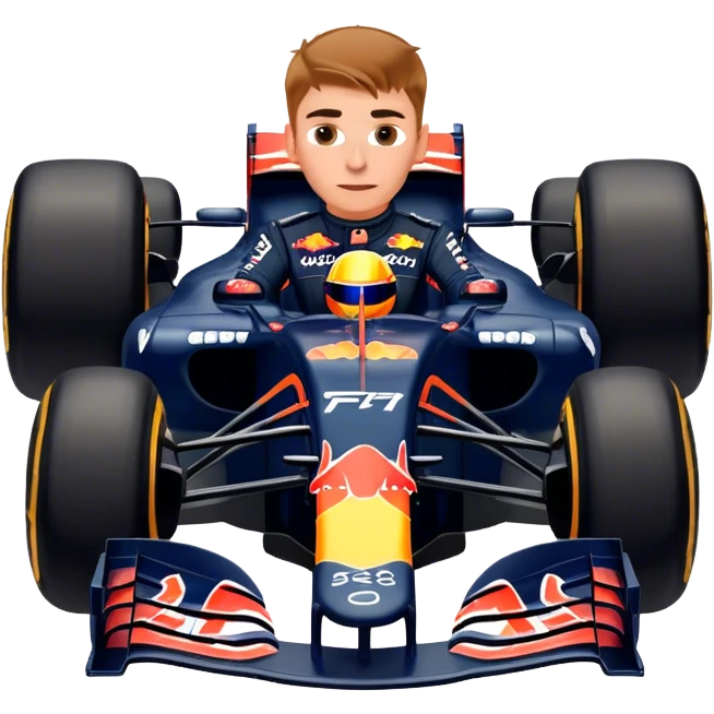 Max verstappen f1 car emoji