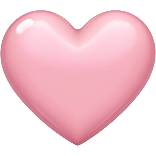 Light pink heart emoji
