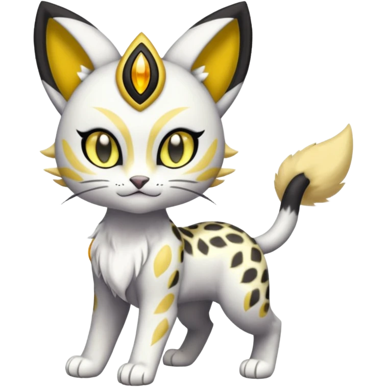 Meloetta-Gatomon-Liepard-Pokémon-Digimon-Fakémon-fusion-hybrid-creature emoji