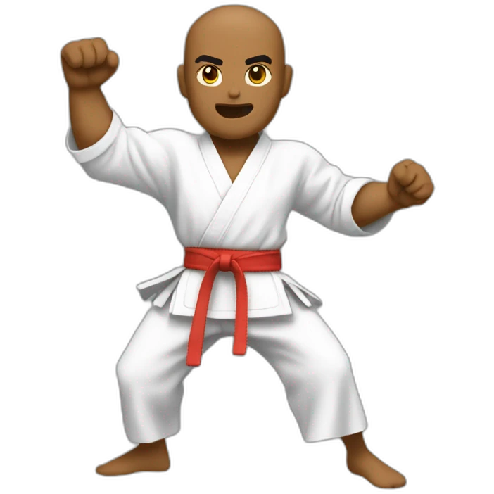 Kárate kumite emoji