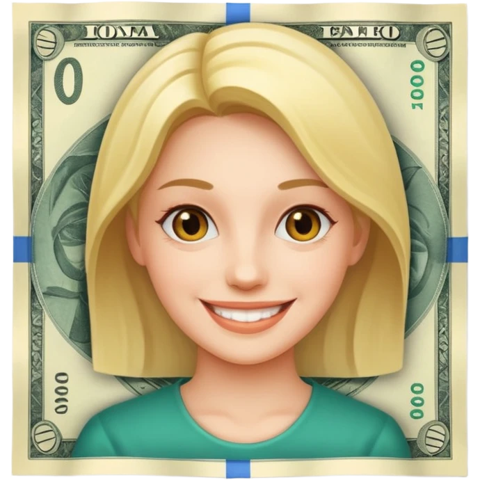 Woman On A Banknote emoji
