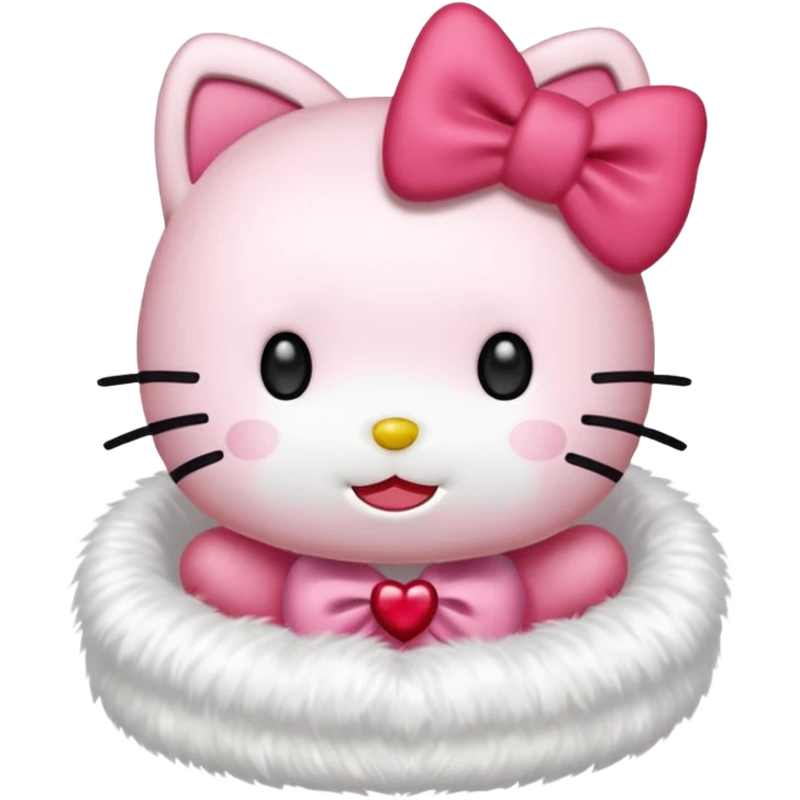 Hello kitty cartoon emoji