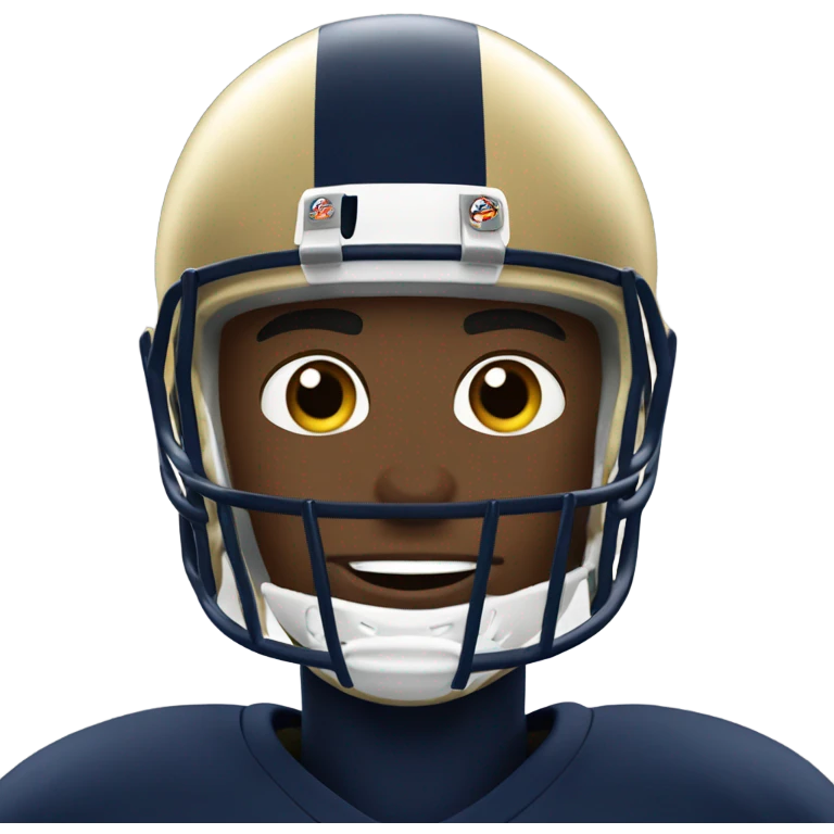 Notre dame fighting Irish football player emoji