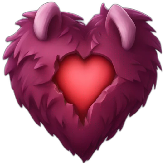 werewolf heart emoji