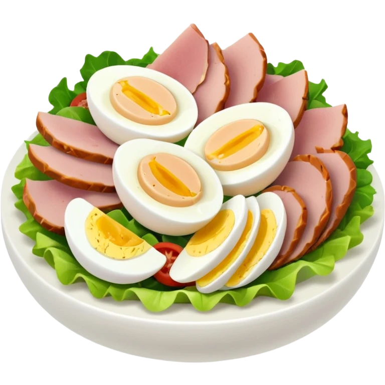 Chef salad with no tomatoes emoji