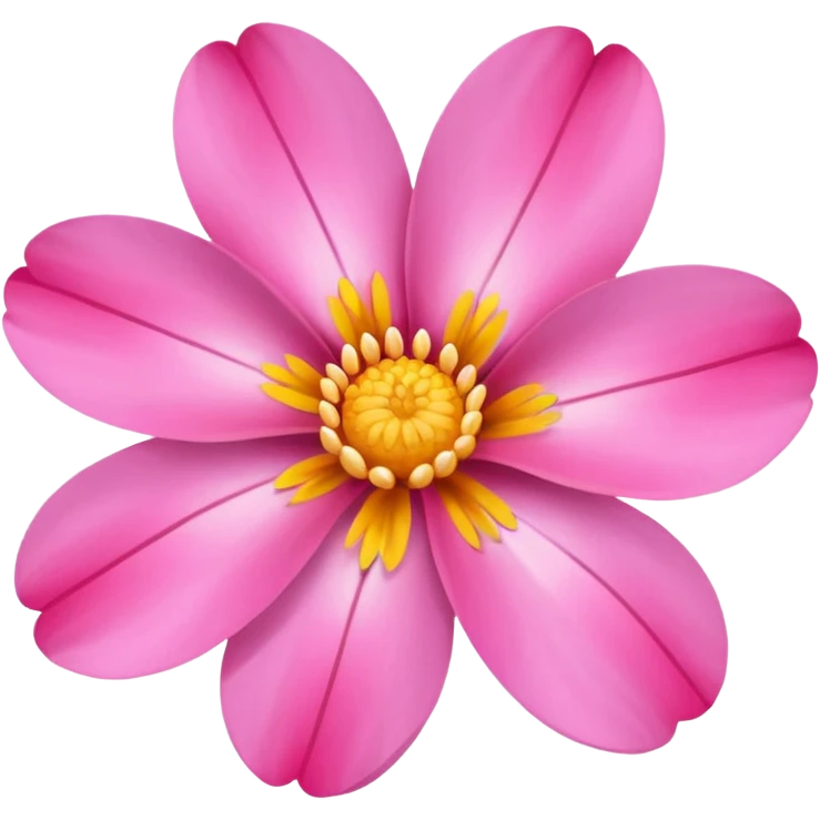 Pink flower emoji