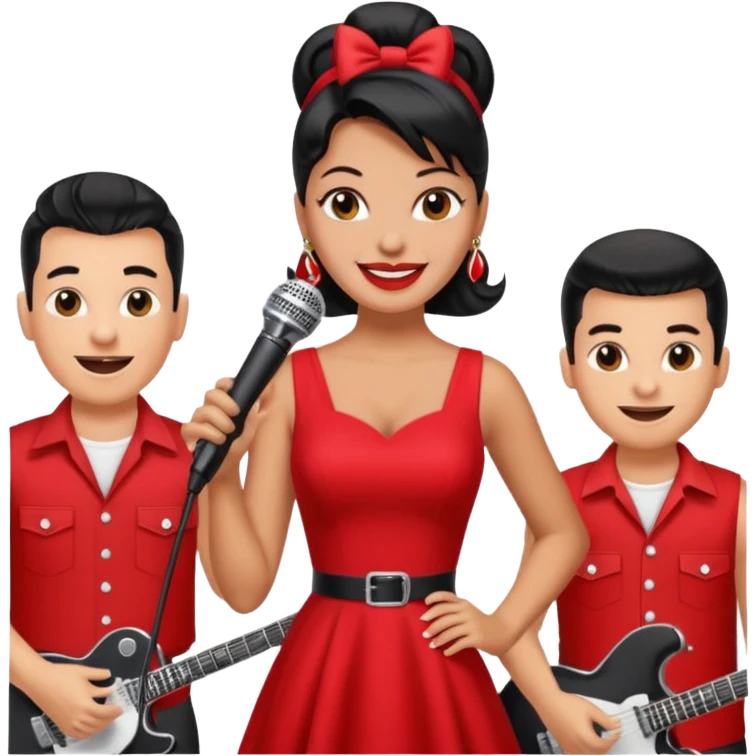 I'd like her to be more happy and with a rockabilly band! emoji