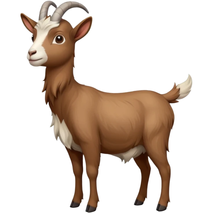 adult Goat, full body emoji