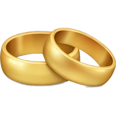 Wedding rings emoji