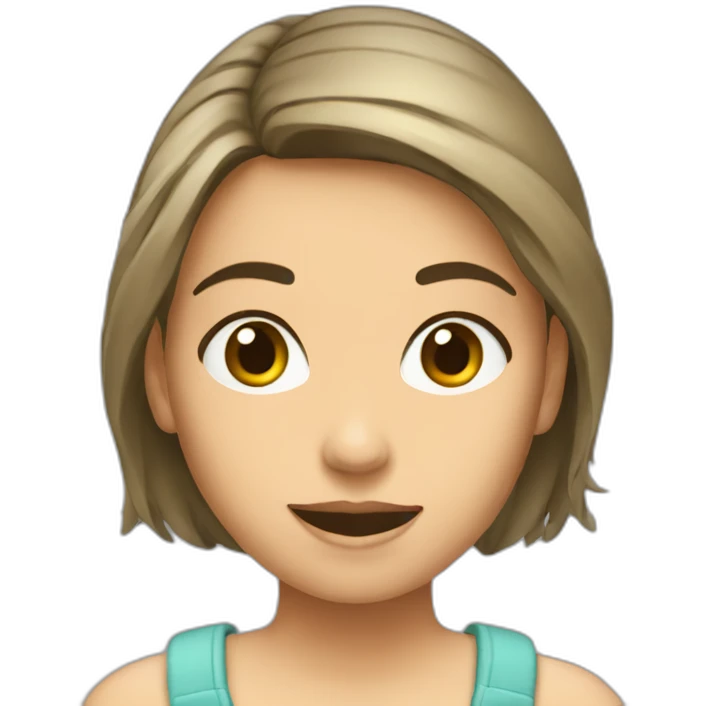 Fille déprimée emoji