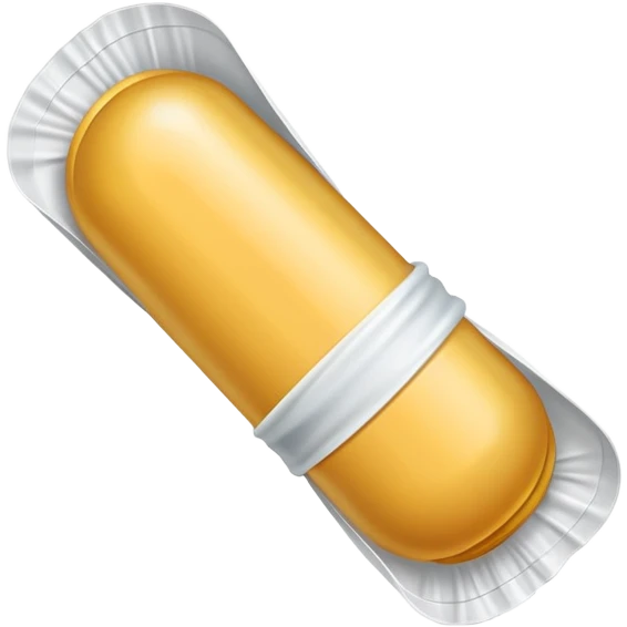 Rolled up condom emoji