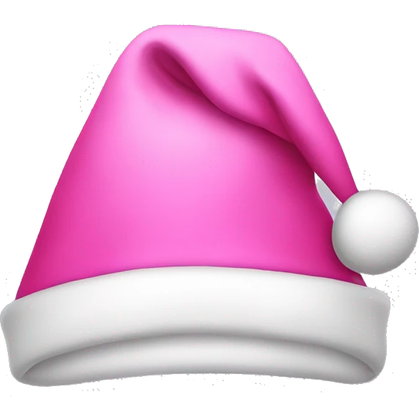 pink santa hat emoji
