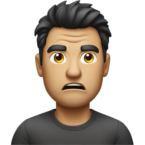  guy angry emoji
