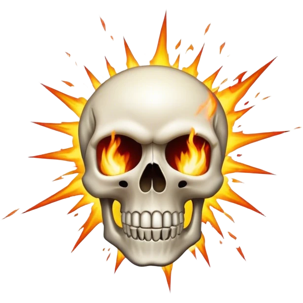 Exploding Skull emoji
