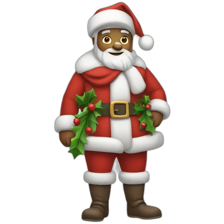 full body christmas character emoji