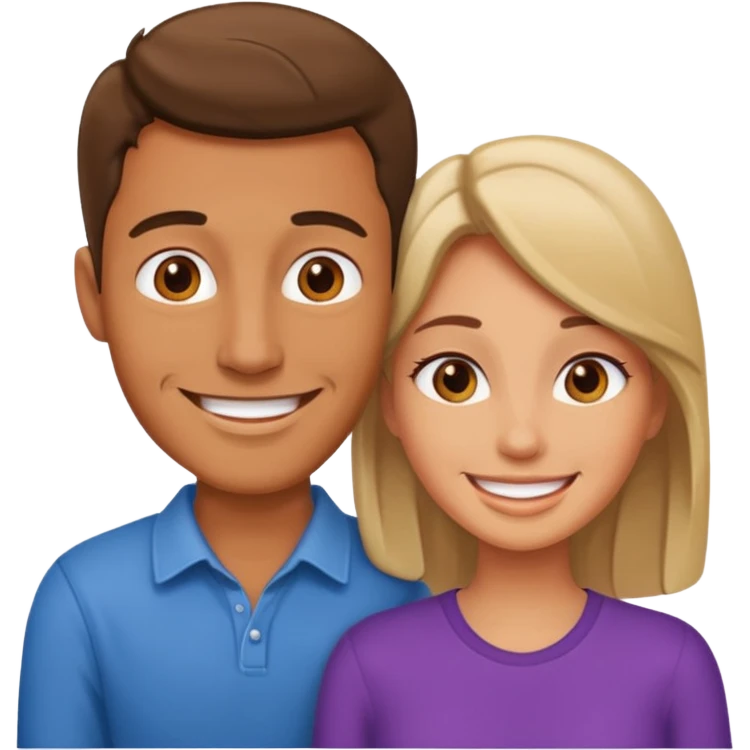 Man devoted to a woman emoji