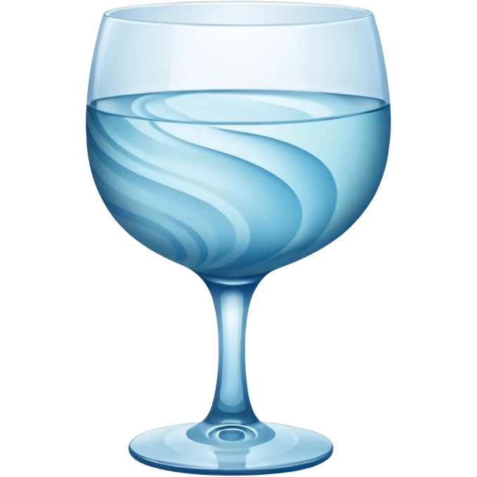 1 Baijiu cup, glass texture, light blue wine emoji
