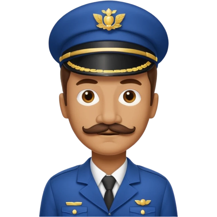 a housekeep with mustach emoji