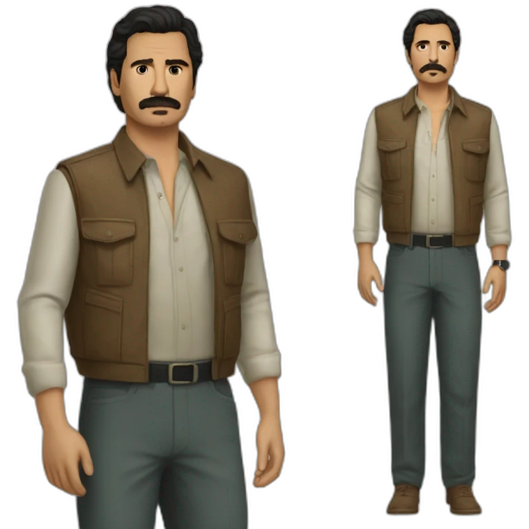 Season 3 Javier Peña Narcos outfit emoji