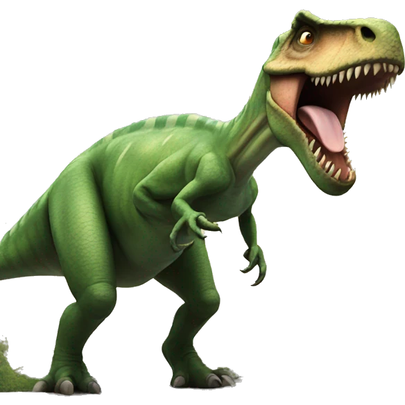 dinosaur eating a city  emoji