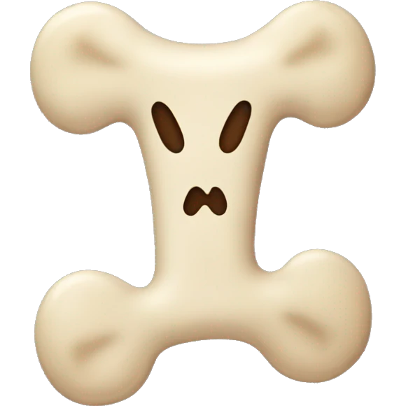 candy bone emoji