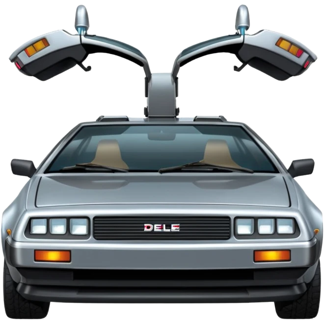 Delorean machine à voyager dans le temps emoji