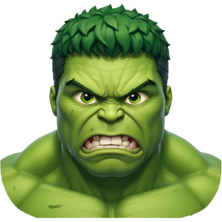 A Hulk emoji