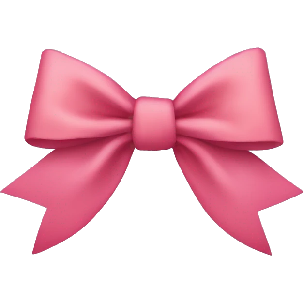 A coquette bow emoji