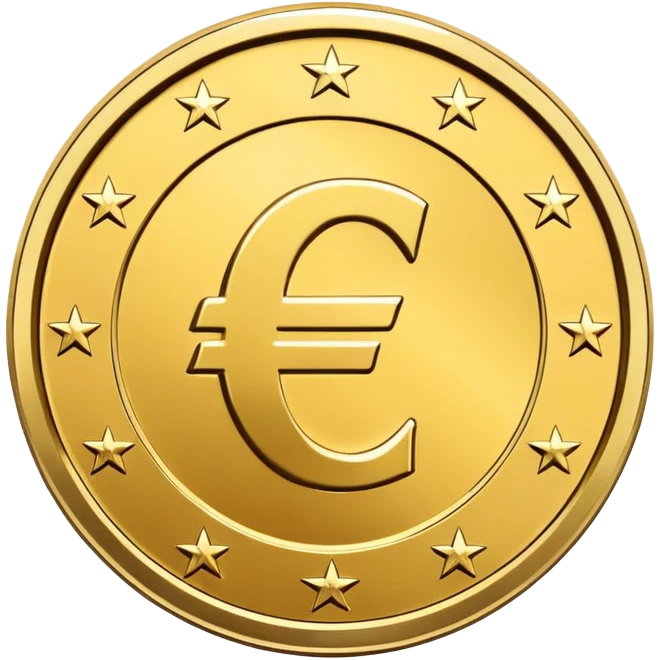 euro coin  emoji