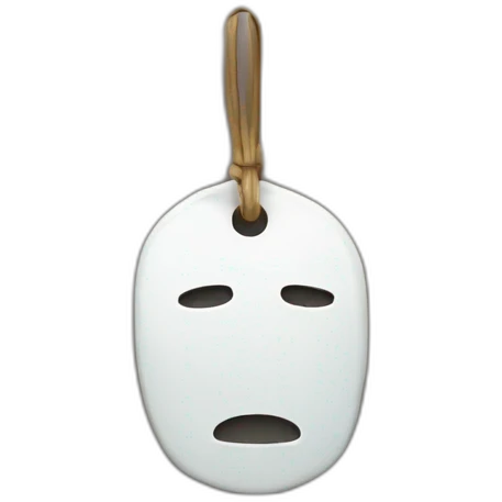 price tag without face emoji