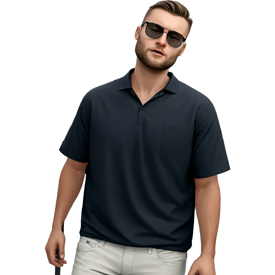 outdoor portrait of young man emoji