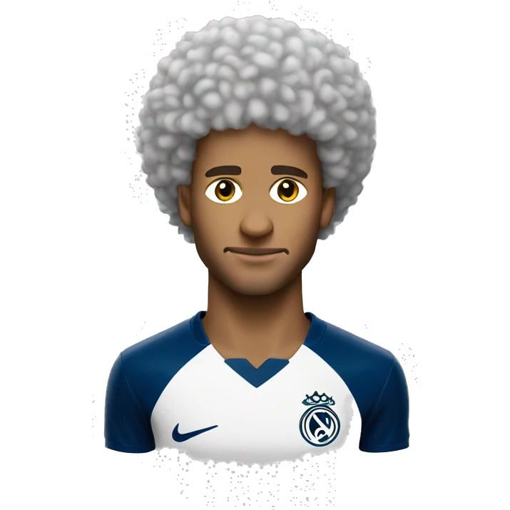 Neymar afro blanco emoji
