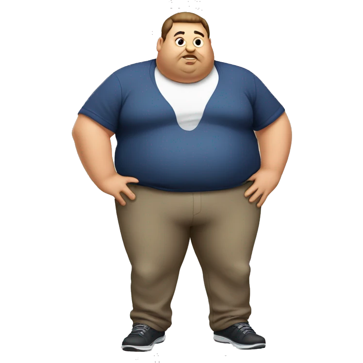 fat dude emoji