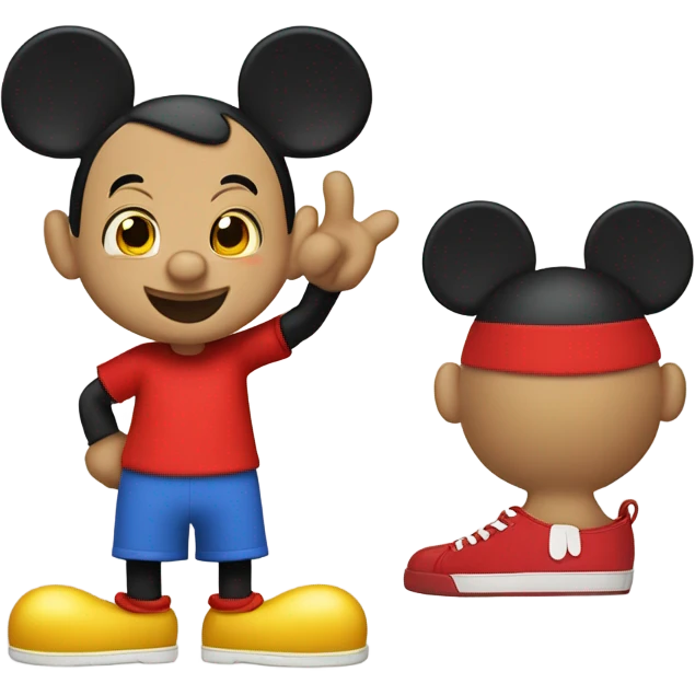 Philipe clement Mickey Mouse  emoji