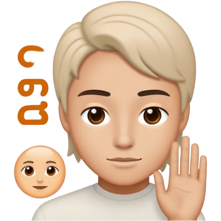 Billie Eilish's Blohsh in the background with the name ASH on it emoji