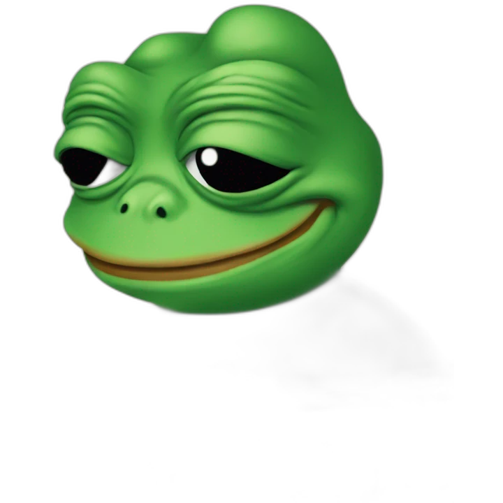 pepe frog hold a dolar emoji