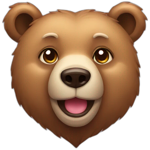 Bear with heart eyes emoji