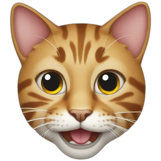 crazy cat emoji