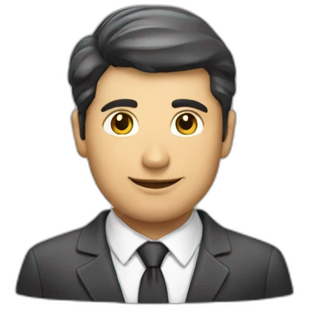 bussines man matrix emoji